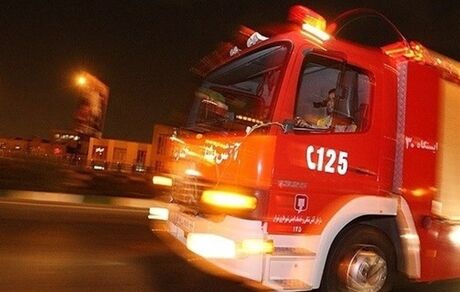 آتش سوزی پست برق میدان فردوسی تهران