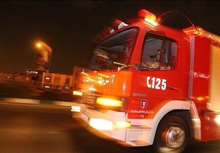 آتش سوزی پست برق میدان فردوسی تهران