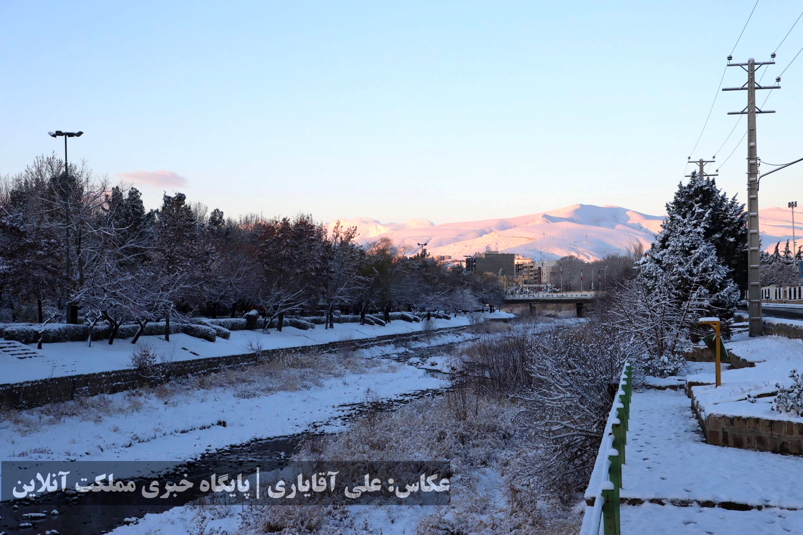 بارش برف در ارومیه