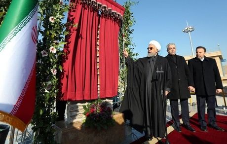 تصفیه خانه هفتم آب تهران با حضور رییس جمهوری افتتاح شد