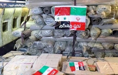 سومین هواپیمای حامل محموله کمک‌های ایران به سوریه رسید