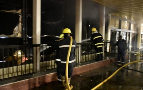 فرودگاه بغداد دوباره آتش گرفت
