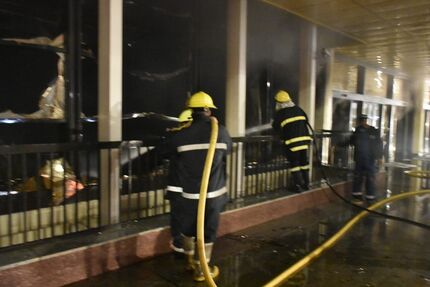 فرودگاه بغداد دوباره آتش گرفت