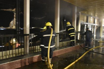 فرودگاه بغداد دوباره آتش گرفت