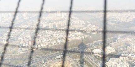 گردوغبار شدید در راه تهران