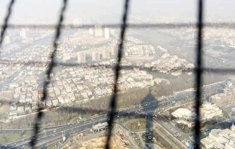 گردوغبار شدید در راه تهران