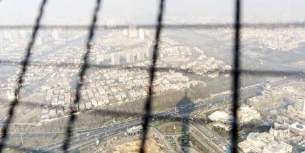 گردوغبار شدید در راه تهران