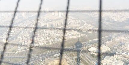 گردوغبار شدید در راه تهران