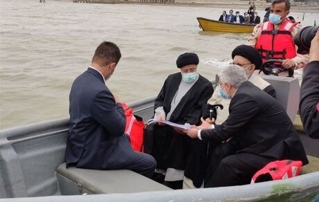 بازدید رئیس جمهور از تنها جزیره ایرانی دریای خزر