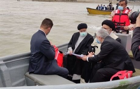  بازدید رئیس جمهور از تنها جزیره ایرانی دریای خزر