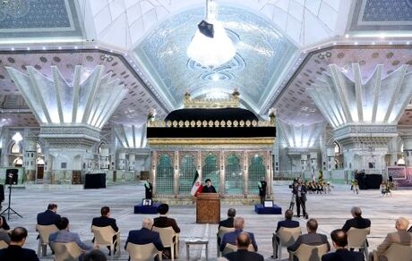 تجدید میثاق رئیس جمهور و اعضای هیات دولت با آرمان‌های بنیانگذار جمهوری اسلامی