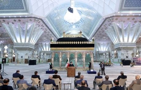 تجدید میثاق رئیس جمهور و اعضای هیات دولت با آرمان‌های بنیانگذار جمهوری اسلامی