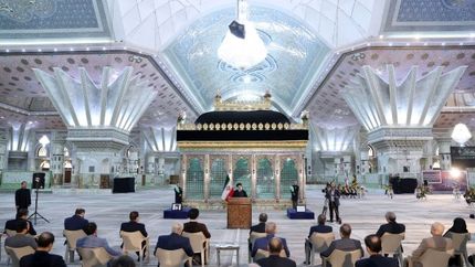 تجدید میثاق رئیس جمهور و اعضای هیات دولت با آرمان‌های بنیانگذار جمهوری اسلامی
