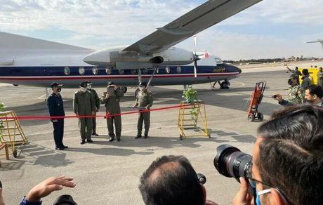 از هواپیمای فرندشیپ تازه بازآماد ارتش رونمایی شد