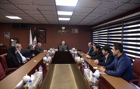 حضور تاج و هیات رییسه فدراسیون فوتبال در مجلس