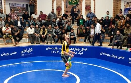 فولاد مبارکه سپاهان اصفهان قهرمان لیگ برتر زورخانه‌ای شد