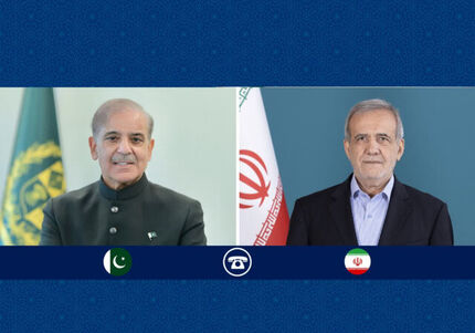 پزشکیان با نخست وزیر پاکستان گفت و گو کرد