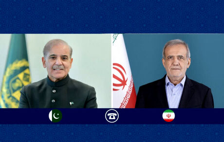پزشکیان با نخست وزیر پاکستان گفت و گو کرد