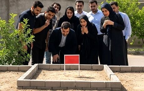صدور سند برای زمین ۲۵ سانتی متری در کاشان!