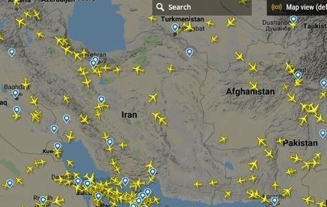 پروازهای عبوری از ایران، ۷۱ درصد کاهش یافت