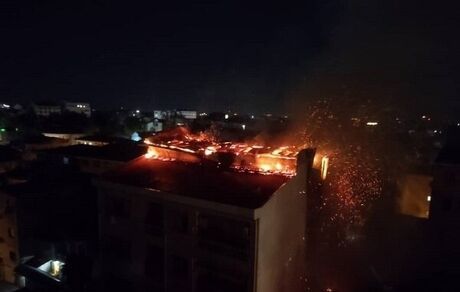 انبار ضایعات پتروشیمی اروند آتش گرفت و با تلاش آتش‌نشانان مهار شد