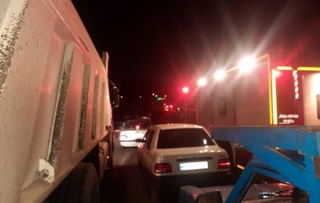 ۱۶ مصدوم در حادثه برای اتوبوسی در محور کوار شیراز