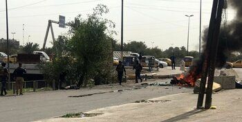انفجار یک داعشی انتحاری در بغداد