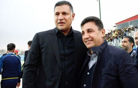 علی دایی و امیر قلعه نوعی قهرمانی استقلال را تبریک گفتند