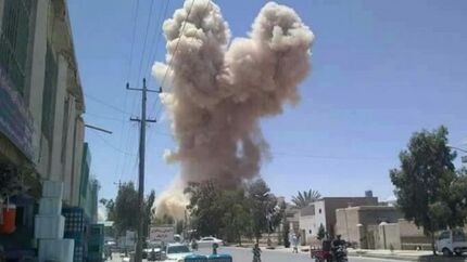 انفجارها، افغانستان را نیز به لرزه درآورد