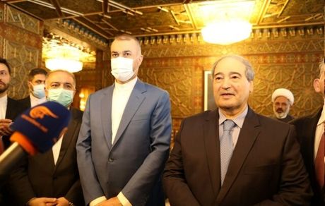 ورود وزیر امور خارجه به سوریه و دیدار با همتای سوری