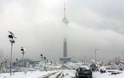 هوای تهران را برف تمیز کرد