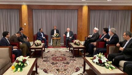 
دیدار سخنگوی انصارالله یمن با ظریف
