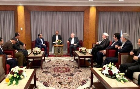 
دیدار سخنگوی انصارالله یمن با ظریف
