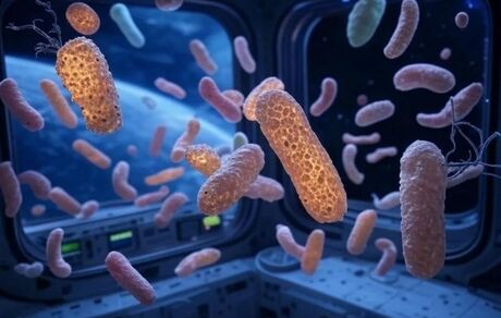 کشف گونه‌ای باکتری زمینی در ایستگاه فضایی چین