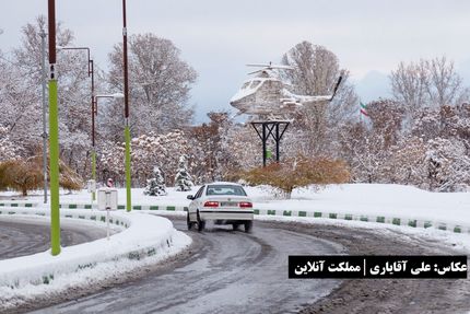 جاده‌های آذربایجان‌غربی در ششمین روز سال سفیدپوش شد