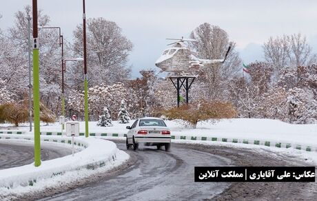 جاده‌های آذربایجان‌غربی در ششمین روز سال سفیدپوش شد