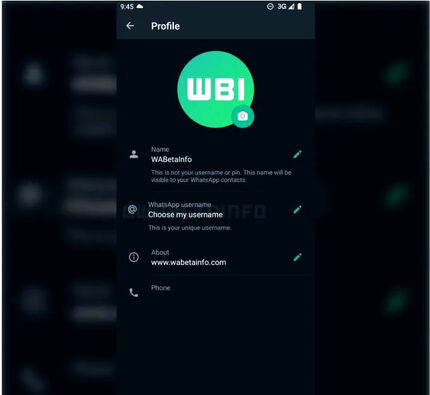 یوزرنیم به واتس‌اپ می‌آید