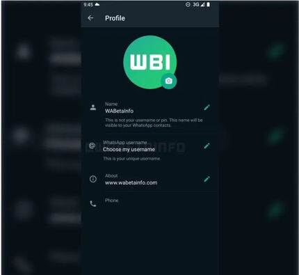 یوزرنیم به واتس‌اپ می‌آید