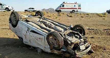 ۵ فوتی و مصدوم در واژگونی سمند در جاده ارومیه تبریز
