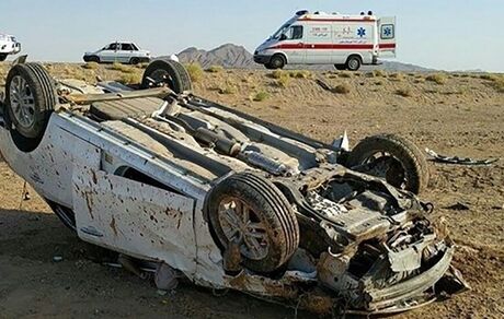 ۵ فوتی و مصدوم در واژگونی سمند در جاده ارومیه تبریز