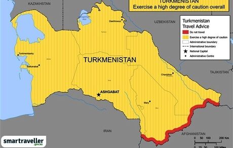 روس‌ها مدعی شدند: نظامیان آمریکایی با لباس غیرنظامی در ترکمنستان هستند