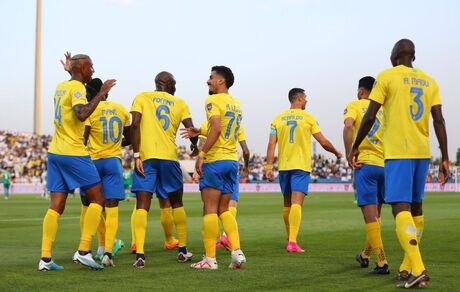 صعود النصر با درخشش رونالدو