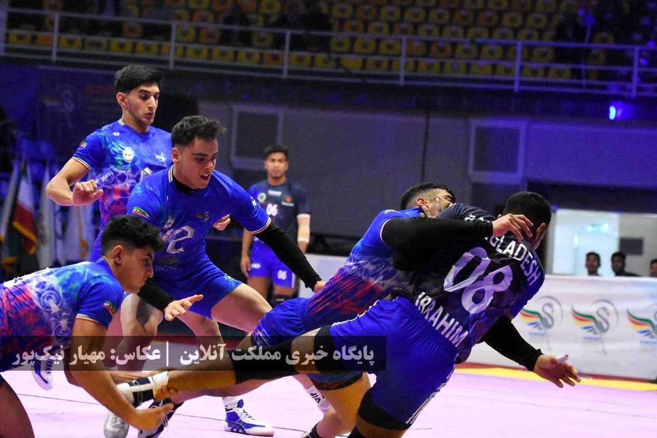 مسابقات کبدی قهرمانی جوانان جهان: بازی ایران و بنگلادش