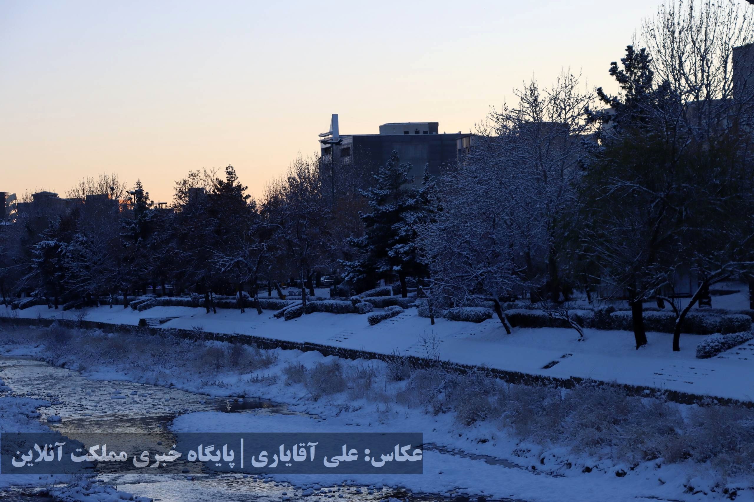 بارش برف در ارومیه