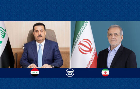 تاکید رئیس جمهور به شکل‌گیری وحدت و یکپارچگی در میان امت اسلام در گفت و گو با همتای عراقی
