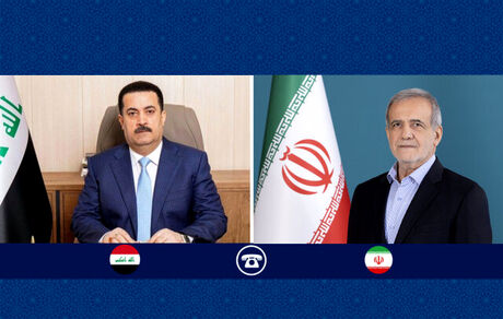 تاکید رئیس جمهور به شکل‌گیری وحدت و یکپارچگی در میان امت اسلام در گفت و گو با همتای عراقی