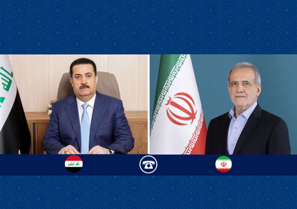 تاکید رئیس جمهور به شکل‌گیری وحدت و یکپارچگی در میان امت اسلام در گفت و گو با همتای عراقی