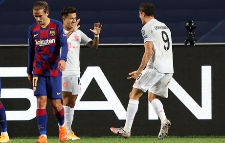 آتش‌بازی تاریخی بایرن در لیسبون؛ بارسلونا تحقیر شد