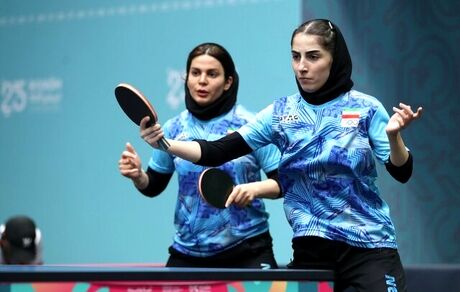 تیم دونفره تنیس روی میز زنان ایران قهرمان بازی‌های کشورهای اسلامی ۲۰۲۵ شد