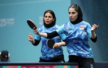 تیم دونفره تنیس روی میز زنان ایران قهرمان بازی‌های کشورهای اسلامی ۲۰۲۵ شد